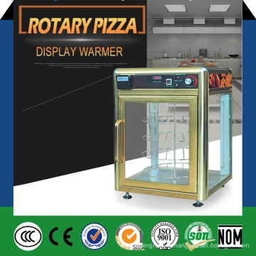 Affichage rotatoire de compteur de pizza / cas d&#39;affichage de pizza / machine de chauffage de pizza